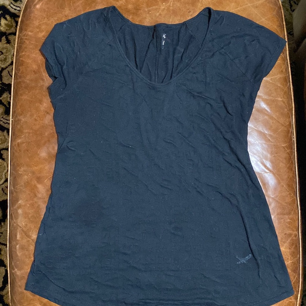 VSX SPORT short sleeve Black blackout workout shirt